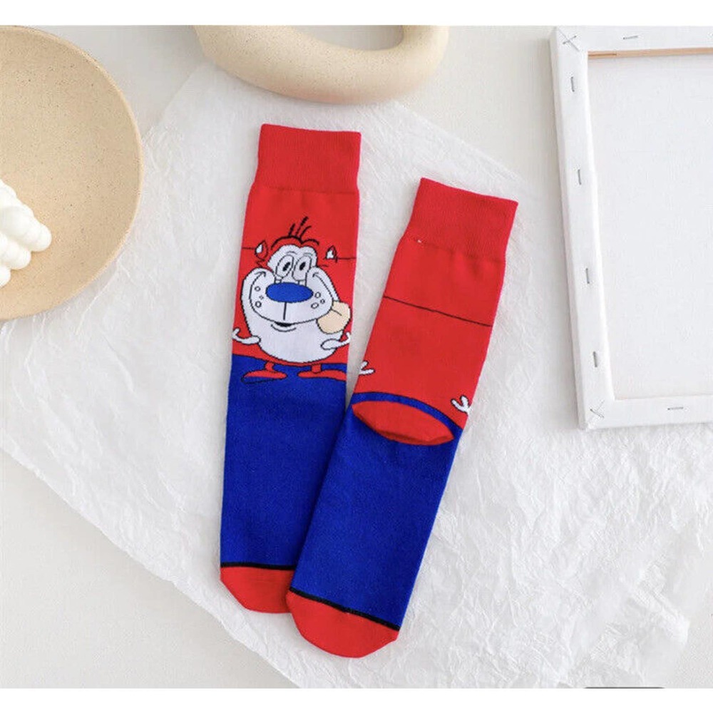 Nickelodeon Crew Socks, Ren & Stimpy Show, Cartoon (Stimpy)